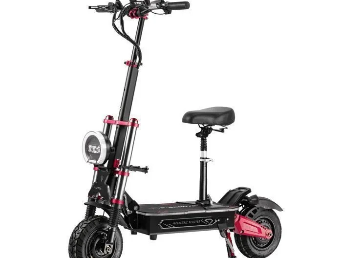 Trottinette Électrique BOYUEDA S5-11- Moteur 2*3000W - Batterie 60V 38AH - Pneu 11 Pouces - Amortisseur Hydraulique - Écran LCD
