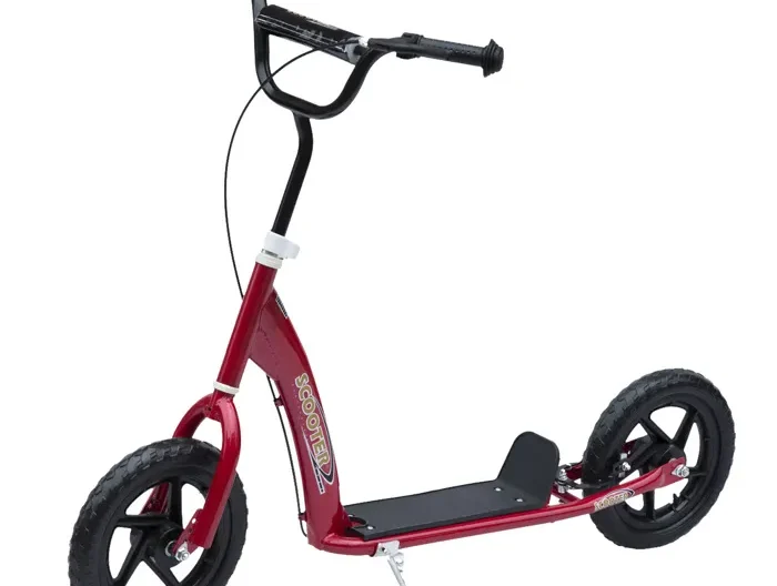 HOMCOM - Trottinette - Acier - 120x52x88cm - Rouge
