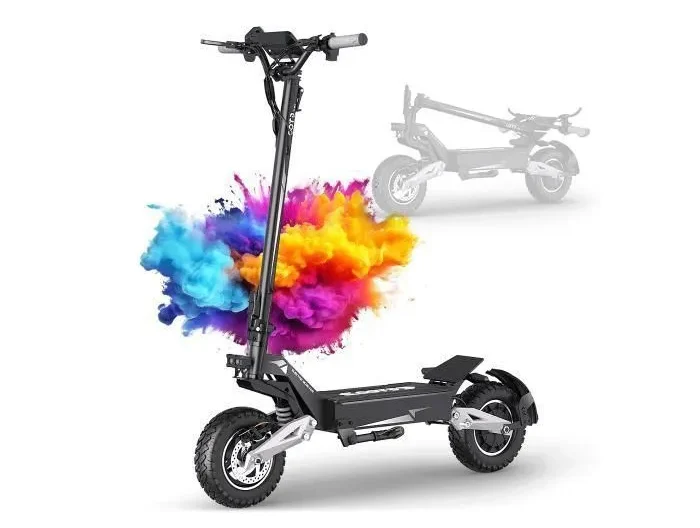 OOTD T10 - Trottinette Electrique Pliable - Roues 11" Moteur 900W - Batterie 13.5Ah - Autonomie 45km - Freins à disque