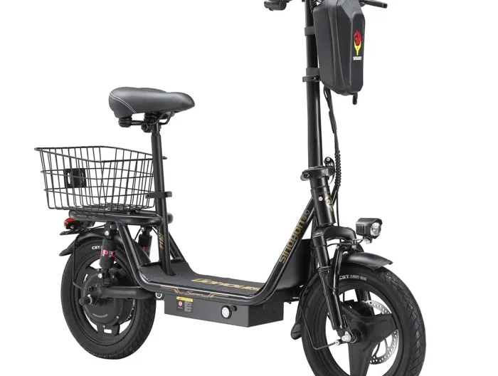 SINOHON K14 Trottinette électrique, Noir, 500W Moteur, Vitesse maximale 32KM/H, Frein de disque, Distance de conduite 50-60km