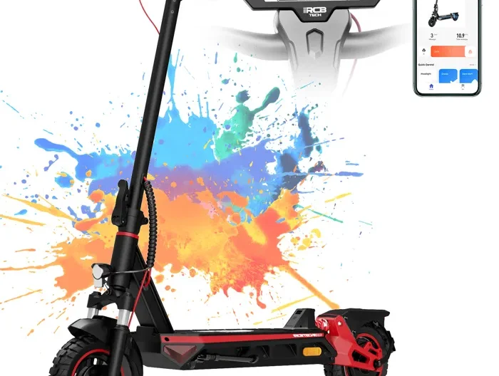 YEE GOO-Trottinette Electrique Enfants Pliable-Moteur 150W-Batterie 21.6V 2.6A-Autonomie 5-8km-Vitesse Max 12km/h -Gris