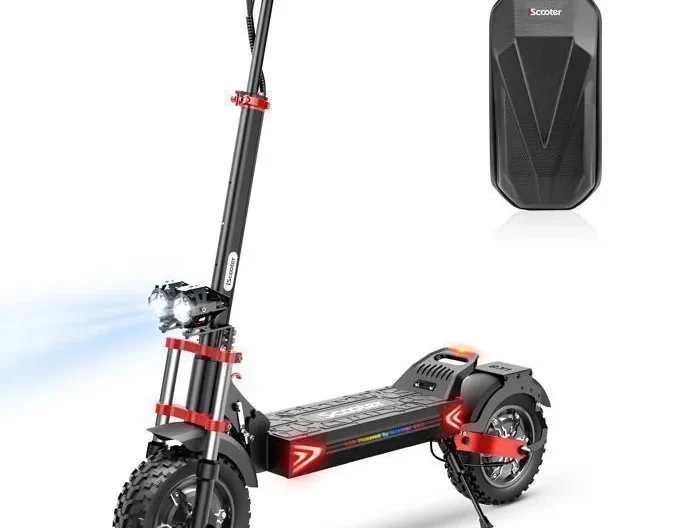 Trottinette Électrique pour Adulte iScooter ix8 - Batterie 48V 20Ah Moteur 1200W*2 - Autonomie 70km - Roues 12" - Tout-terrain