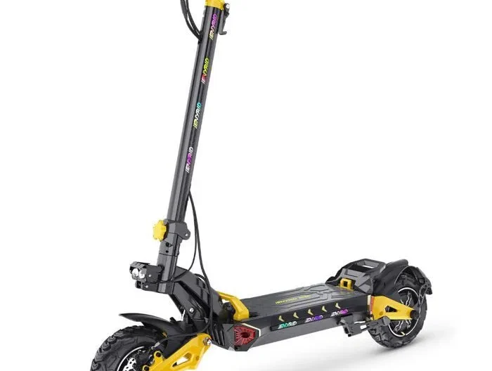 Trottinette Électrique –W 1200 *2 Moteur -Batterie 48V23Ah – Pneus de 11 Pouces – Noir