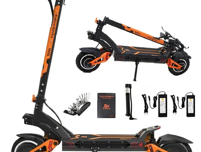Trottinette Électrique - KuKirin G3 Pro - Off-Road - 1200W*2 Moteurs - 23.2Ah Batterie - 80km Top Range