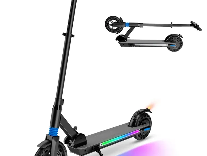 Trottinette électrique 8 Pouces Pliable,Pour Enfants Et Adolescents 10-16 ans,250W,Autonomie 15-25km,Écran LCD,Hauteur réglable