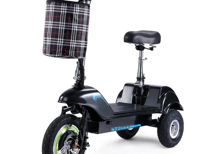 Trottinette Électrique pliable Twofish TF03 Moteur500W - Batterie 48V 15h - Pneu 10 Pouces - Vitesse Max 28km/h-Bleu