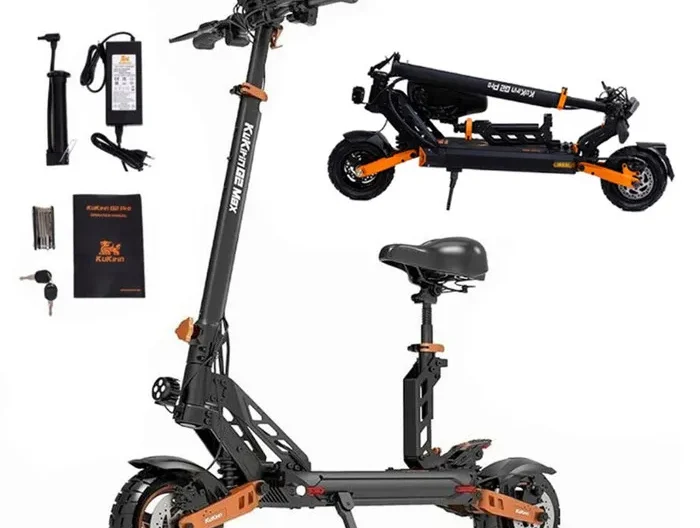Trottinette Électrique KUKIRIN G2 MAX 10*2.75 '' Pneus Pneumatiques Tout-Terrain 48V 20Ah Batterie 80km Portée 3 Vitesses
