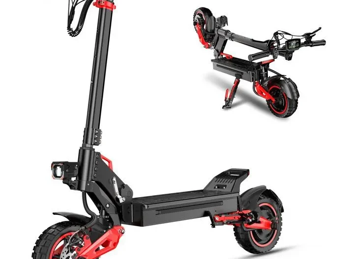 Trottinette Électrique Adulte Pliable J15MAX - Pneu 11" - Moteur 1600W Batterie 48V 18Ah - Auto 45-50 km - LCD Écran - Double Frein