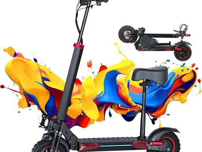 Trottinette Électrique Adulte Pliable J11MAX - Pneu 11" - Moteur 1200W Batterie 48V 18Ah - Auto 45-50km - LCD Écran - Double Frein