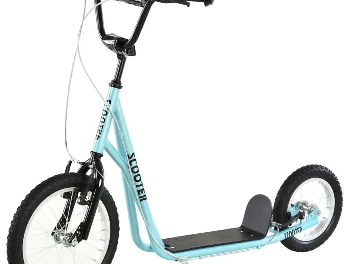 HOMCOM - trottinette - Acier - 135x58x94cm - Bleu