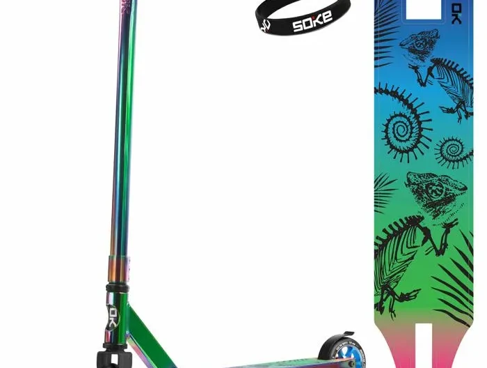 Trottinette Stunt Soke - 1617 - Guidon 57,5 cm - Roues PU 100 mm - Charge max 100 kg