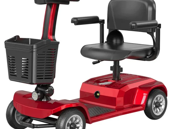 Trottinette Unificare Lucas Pro - Moteur 180W - Batterie 24V 12Ah - Pneus 8 pouces - Vitesse Maximale 6km/h - Autonomie 20km- Rouge