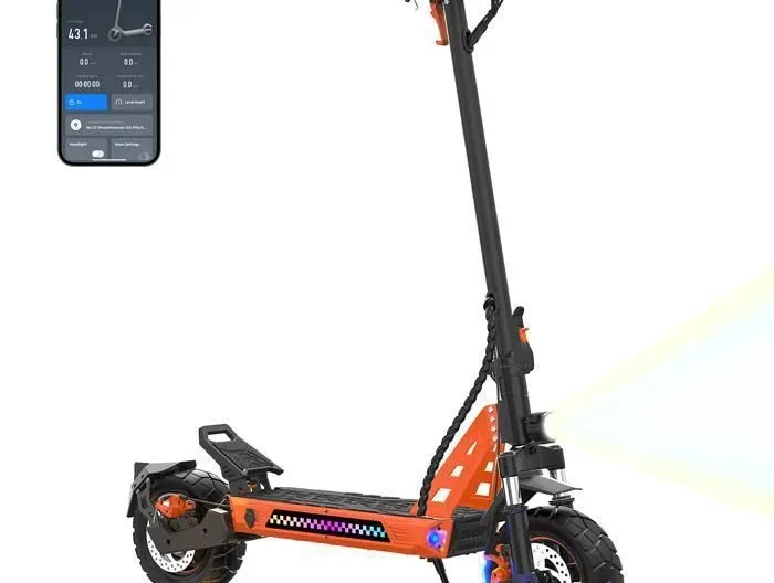 TUNO NT3 Trottinette Electrique - 1000W Avec APP - 45km/h - Autonomie 35-45km - 48V13Ah - 10 Pouces - 4 Modes