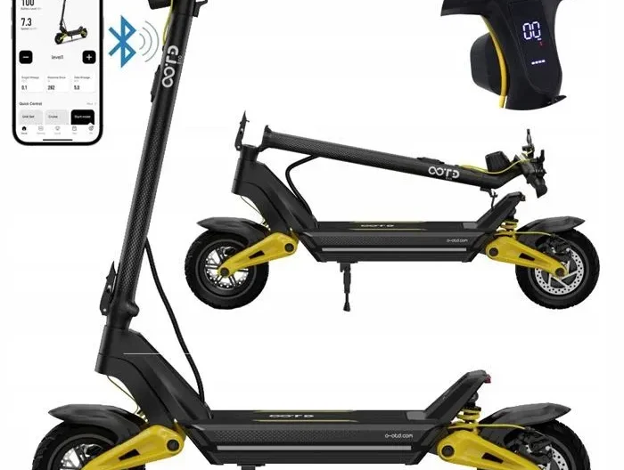 OOTD S10 - Véhicule électrique pliable - Motor 1400W - 48V 20AH - Range 70KM - 55KM/H - 10'' Tires - APP E-Scooter