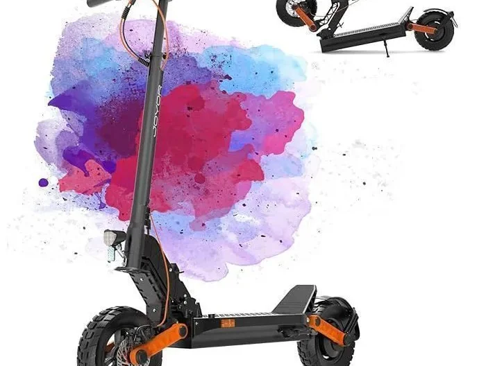 JOYOR S5 PRO - Trottinette Électrique - ABE - 500W Moteur - Batterie 48V 26AH - Max 20km/h - Autonomie 55KM Freins à Disque - Noir