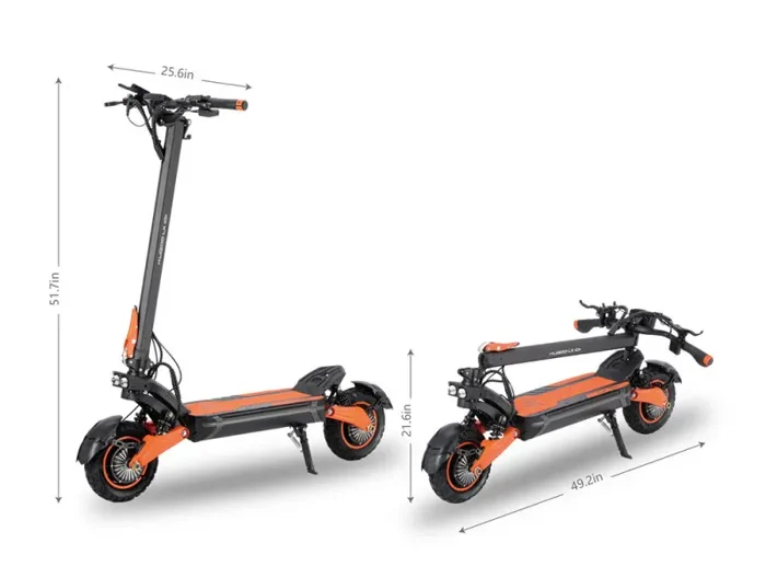 Trottinette Électrique Kugoo LX10+ - Motor 1400W*2 - Batterie 20.8Ah 60V - Pneus10" - Portée Max 90km - Suspension à Quatre