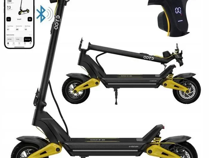 OOTD S10 - Trottinette Electrique Pliable - Motor 1400W - 48V 20AH - Range 70KM - 55KM/H - 10'' Tires - APP E-Scooter